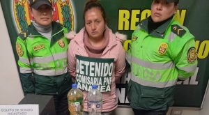 Yanet Alania Arrieta (26) ‘Sonia’ fue detenida por encontrarse inmersa en la presunta comisión del delito contra la libertad en su modalidad de trata de personas
