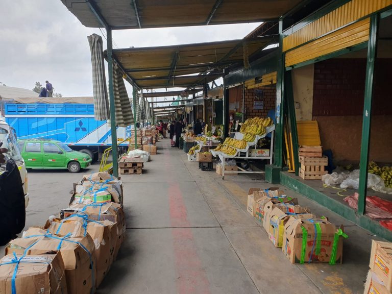 Comerciantes de Río Seco esperan que paralización de carga pesada no afecte el abastecimiento a mercados