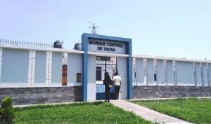 Morgue Central de Tacna.