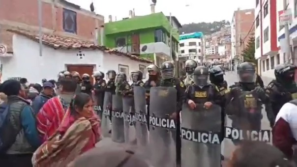 Cusco: Policía confirma cinco detenidos durante protestas