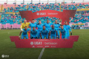 Equipo titular del Deportivo Garcilaso cusqueño frente a Atlético Grau.