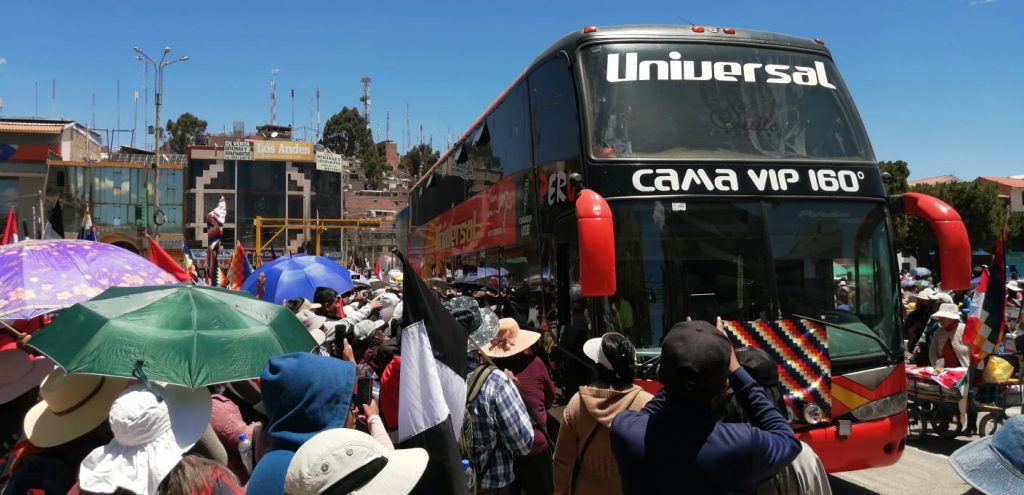 Puno: Delegaciones continúan viajando a Lima para participar de movilizaciones