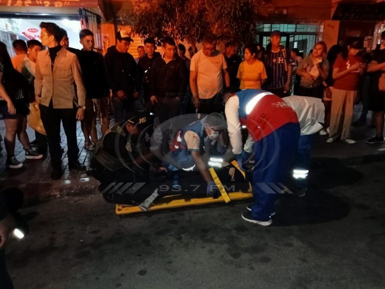 Tacna: Hombre fue impactado por motociclista en la avenida Varela