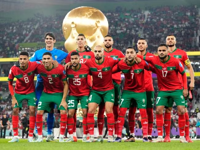 Selección de Marruecos en el Mundial de Catar.