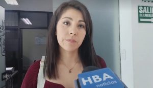 Regidora Mayra Sumari. Foto: HBA Noticias
