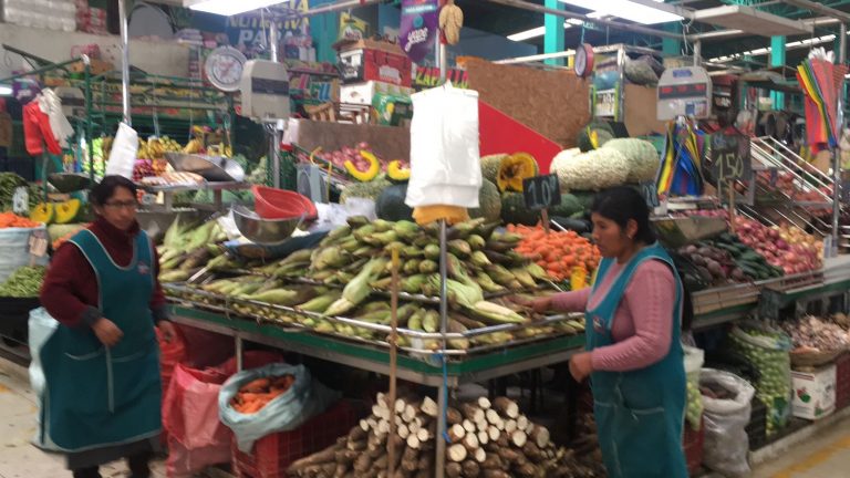 Precio de verduras incrementa en la plataforma Andrés Avelino Cáceres