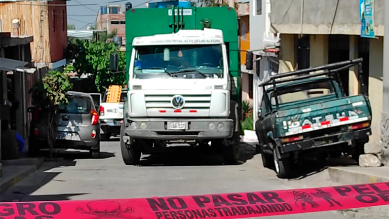 Tragedia en Alto Selva Alegre: trabajadora de limpieza pública murió arrollada por una compactadora