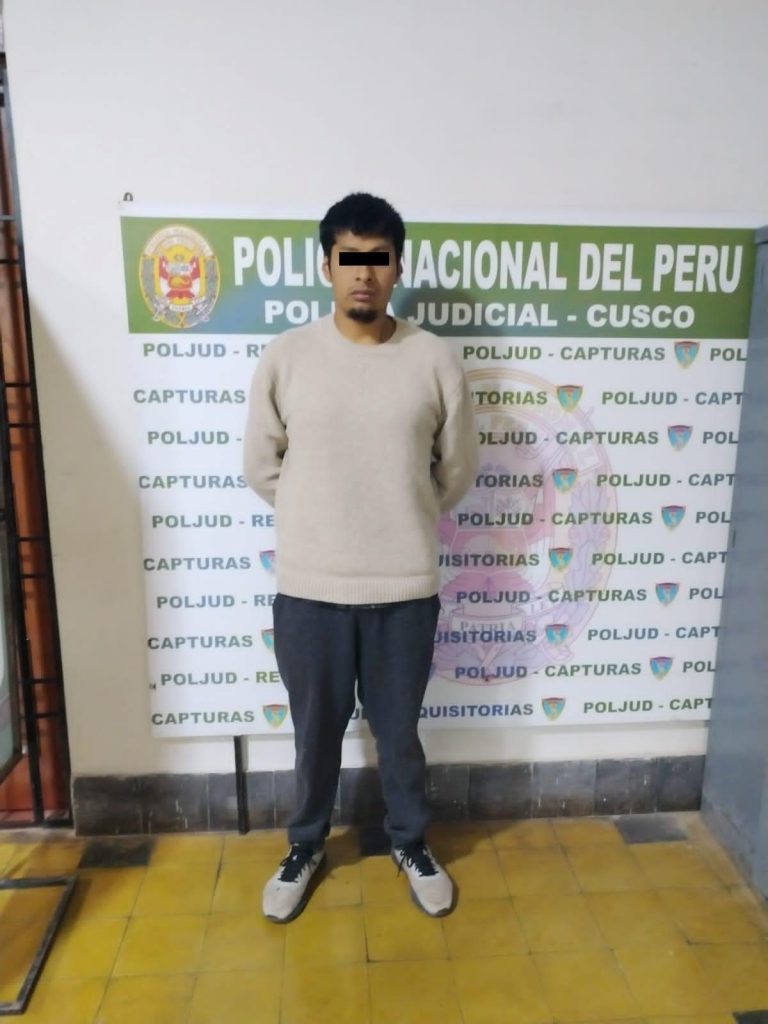 Capturan a requisitoriado por violación sexual en Cusco