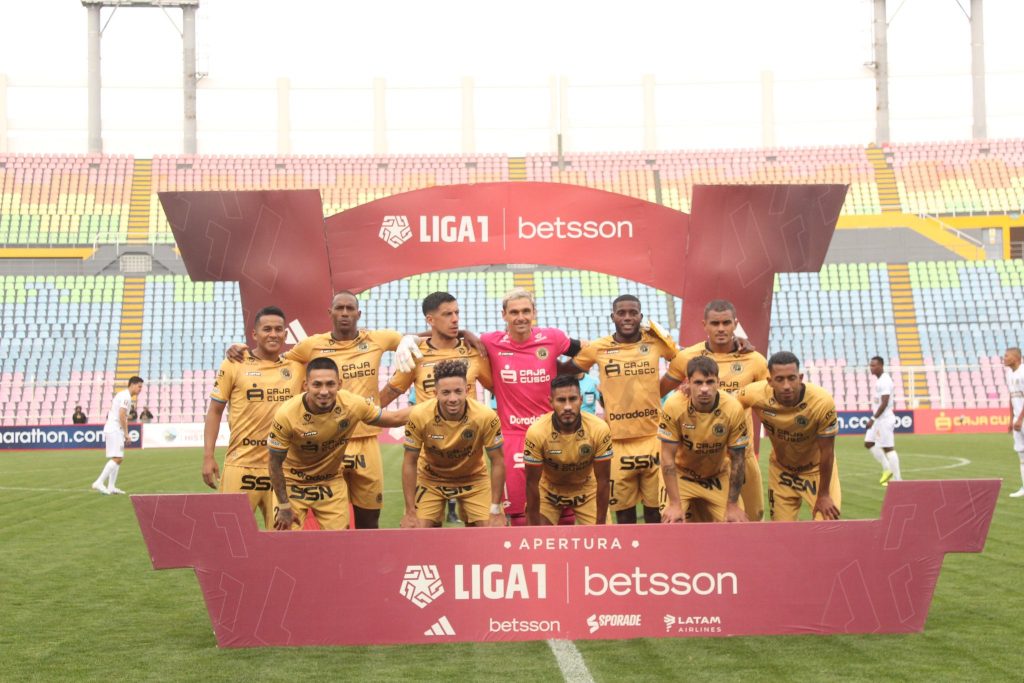 Equipo de Cusco FC que ganó a Binacional.