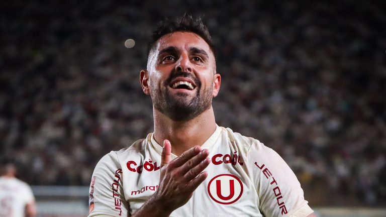 Luis Urruti fue uno de los goleadores de Universitario en 2023.