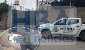 Cerro Colorado: Sujetos huyen y abandonan arma de fuego tras ingresar a una cochera para robar