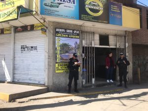 PNP encontró explosivos en exteriores de una empresa de transportes