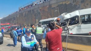 Trágico accidente deja un fallecido y tres heridos en la variante de Uchumayo