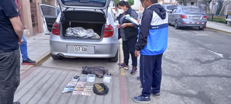 Cerro Colorado: Detienen a presunto microcomercializador con 2 kilos de drogas