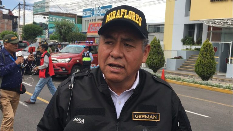 Alcalde de Miraflores sobre uso de armas no letales: «Vamos a cumplir con la normatividad, pero no estamos de acuerdo»