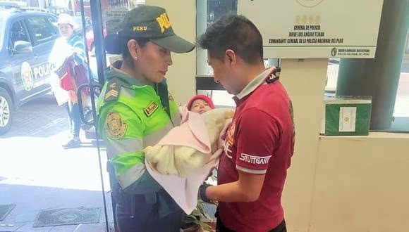 Cerro Colorado: Mujer abandona su hija recién nacida y Policía la entrega a su padre