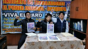 Trabajadores del Poder Judicial acatarán paro de 48 horas para exigir escala remunerativa