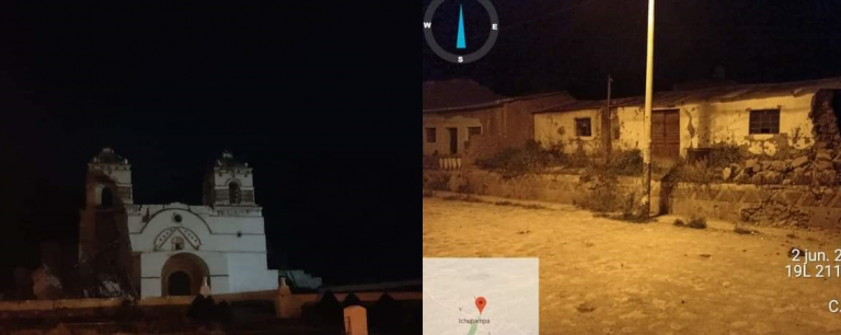 Sismo en Caylloma: Torre de Iglesia y una vivienda fueron afectadas por primer sismo