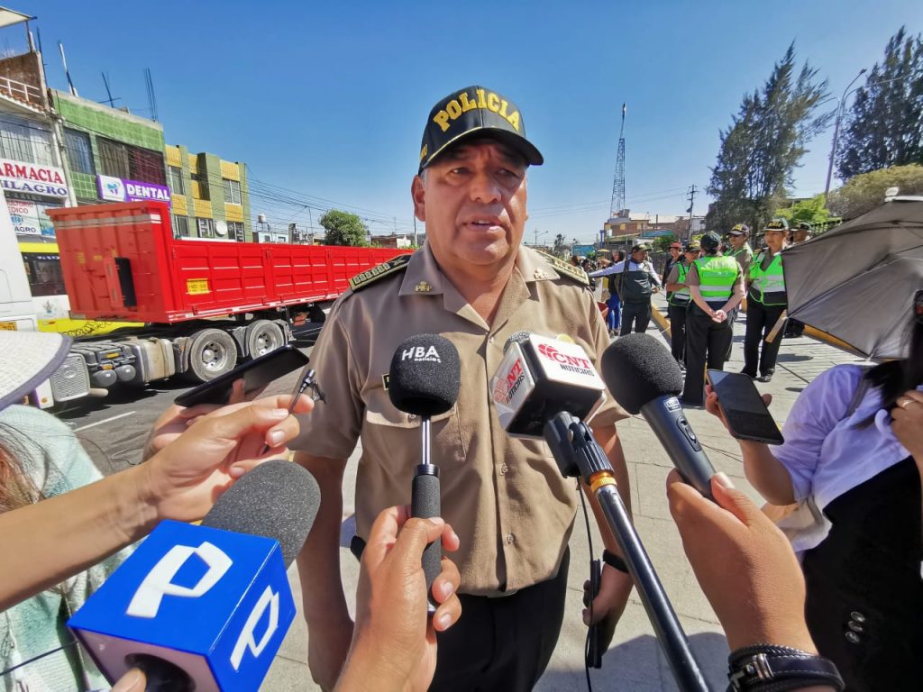 Jefe de la División de Policía Comunitaria, Coronel PNP Héctor Díaz. Foto: Juan José Santy / HBA Noticias