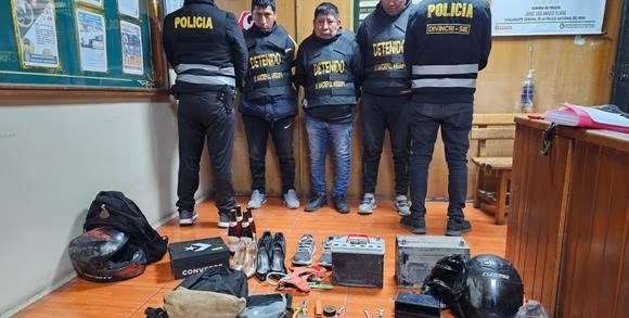Capturan a ‘Los Lechuceros de Paucarpata’, presunta banda dedicada al robo de autopartes