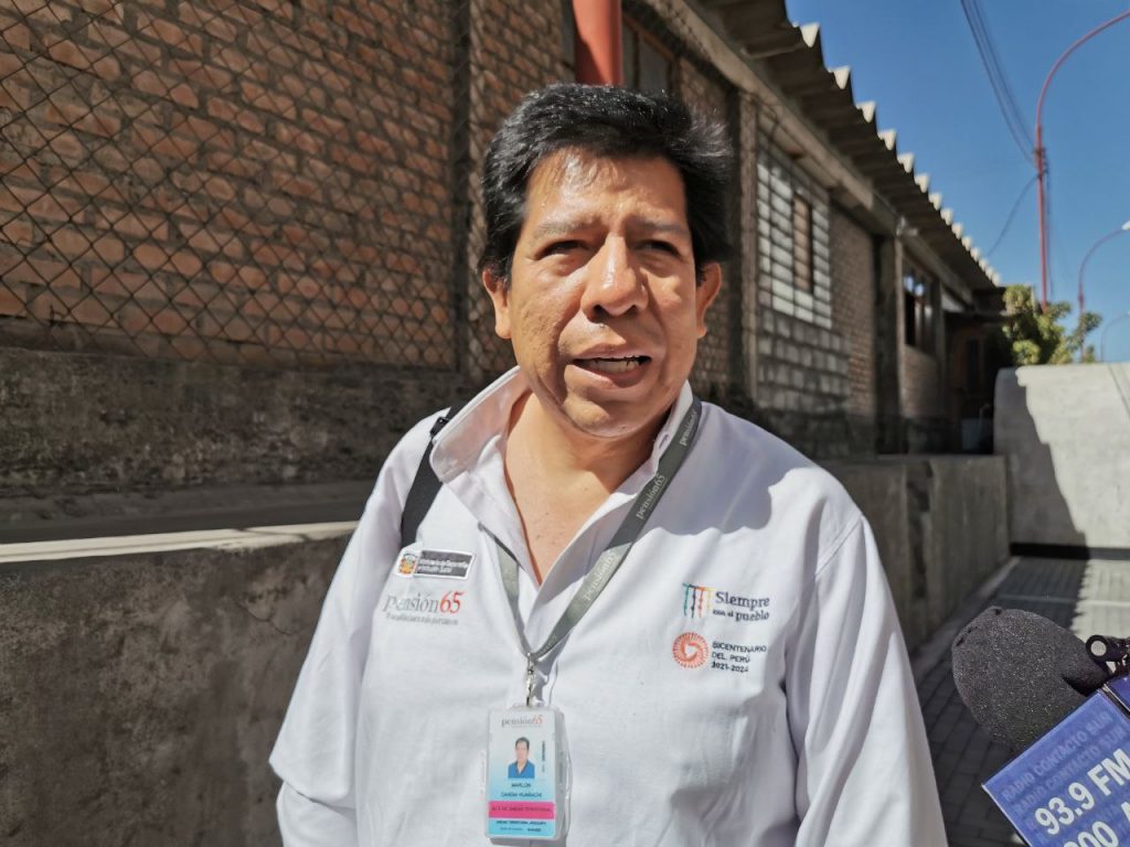 Marlon Candia, jefe de la unidad territorial Pensión 65 FOTO: Juan José Santy