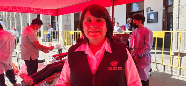 En Arequipa se espera superar el 36% de donaciones voluntarias de sangre