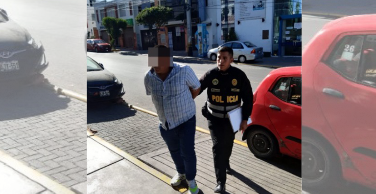 Capturan a falso taxista por hurto de celular en Miraflores