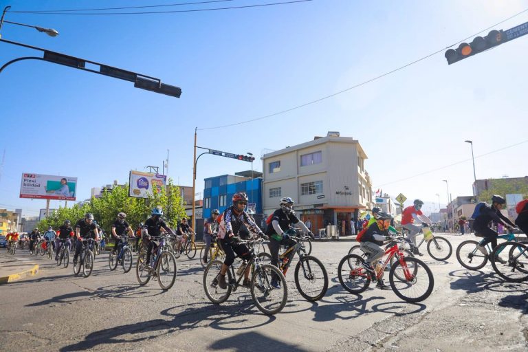 Se realizó la “Bicicleteada BN más bici, menos humo”