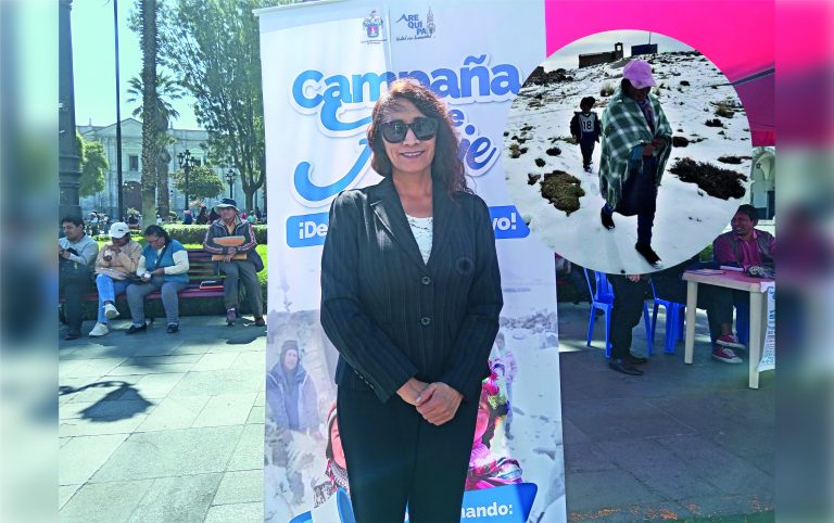 Campaña de friaje “Abrígame” busca llevar ropa a las zonas más altas de Arequipa 