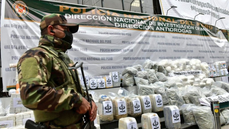 Fiscalía decomisa 477 kilos de cocaína en el Vraem
