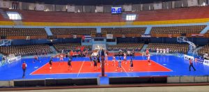 Partido entre Perú y República Dominicana en La Habana, Cuba.