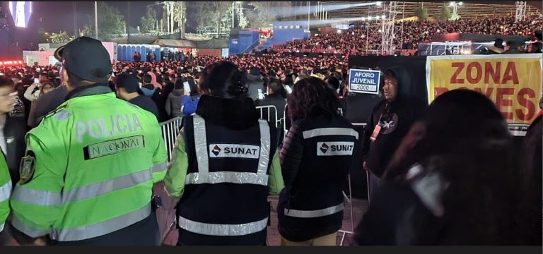 SUNAT registra ingresos por más de 10 millones de soles en conciertos en Arequipa