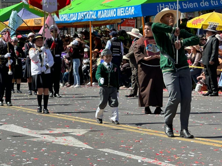 Conoce los resultados del desfile escolar por Fiestas Patrias en el distrito de Mariano Melgar