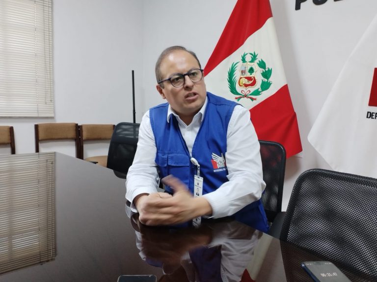 Jefe de la Oficina Defensorial de Arequipa, pide que las prtotestas sean pacíficas FOTO: Katherine Chipana