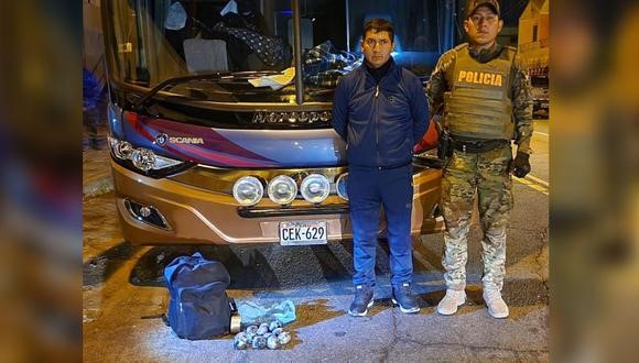 “Toma de Lima”: Detienen a sujeto en bus interprovincial portando 12 explosivos
