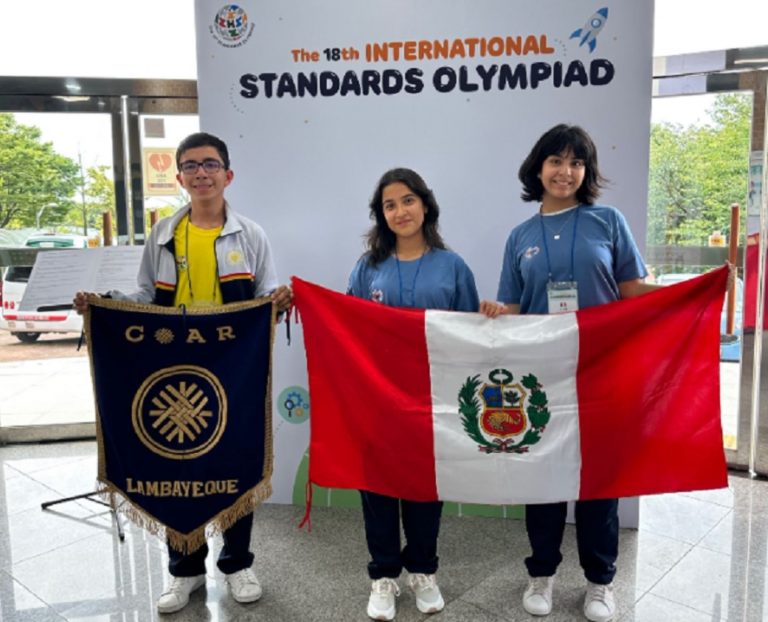 Escolares peruanos brillan con medalla de oro en Olimpiada Mundial de Normalización