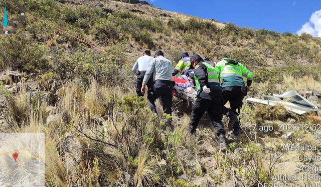 Trágico accidente en Chivay dejó 4 fallecidos, entre ellos la esposa e hija del alcalde de Maca
