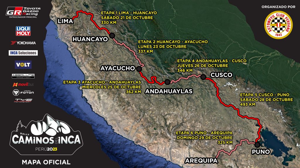 La última etapa de Caminos del Inca este 2023 será en Arequipa.