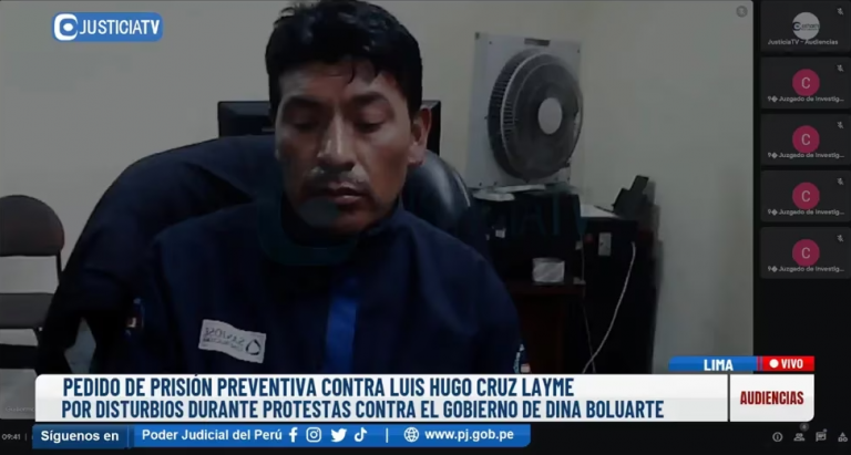 Poder Judicial rechaza prisión preventiva contra dirigente aimara Luis Cruz Layme