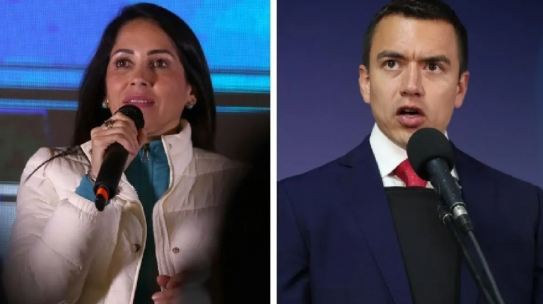 Resultados electorales en Ecuador: González y Noboa a la segunda vuelta