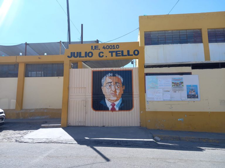Escolares que se intoxicaron en la I.E. Julio C. Tello fueron dados de alta del Hospital Honorio Delgado Espinoza