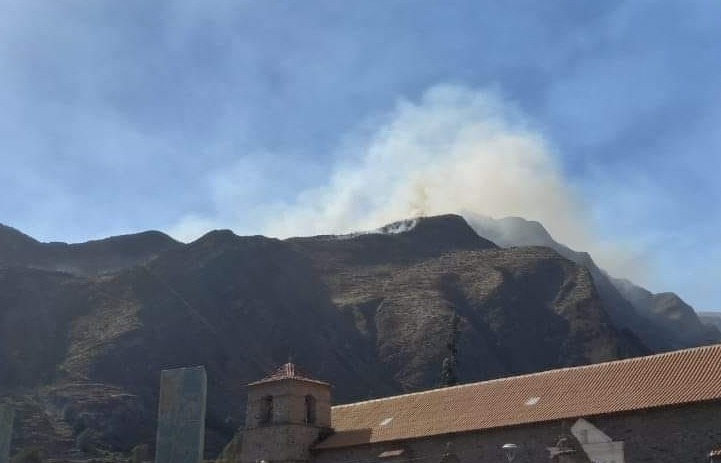 Castilla: Controlan incendio forestal en Chachas