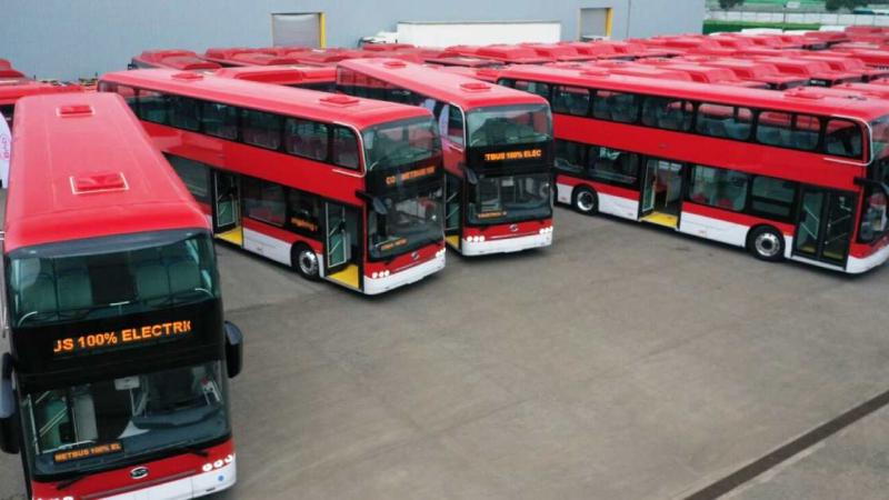 buses eléctricos para eltransporte público son la novedad en Chile