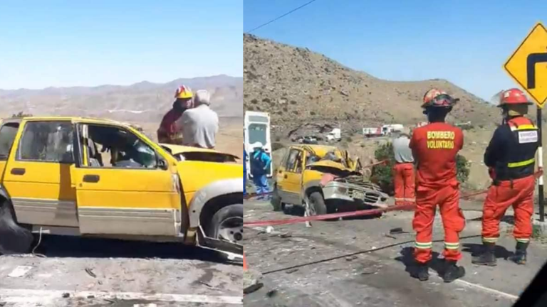 Tres fallecidos dejó choque frontal entre tico y tráiler en la vía Arequipa-Yura