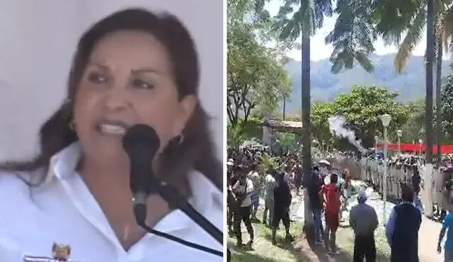Junín: Población de Pichanaqui rechaza llegada de Dina Boluarte y le gritan asesina