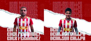 Eder Fernández y Denilson Calpa son los principales refuerzos de Nacional FBC.