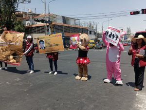 Campaña de sensibilización busca que se respete el asiento para discapacitados FOTO: Rosa Cabanillas / HBA Noticias