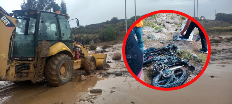 Dos fallecidos en Caravelí y Condesuyos a causa de las lluvias
