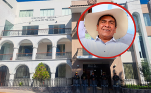 Alcalde de Yarabamba acusado de actos de corrupción FOTO: Melanie Pariapaza Díaz / Composición