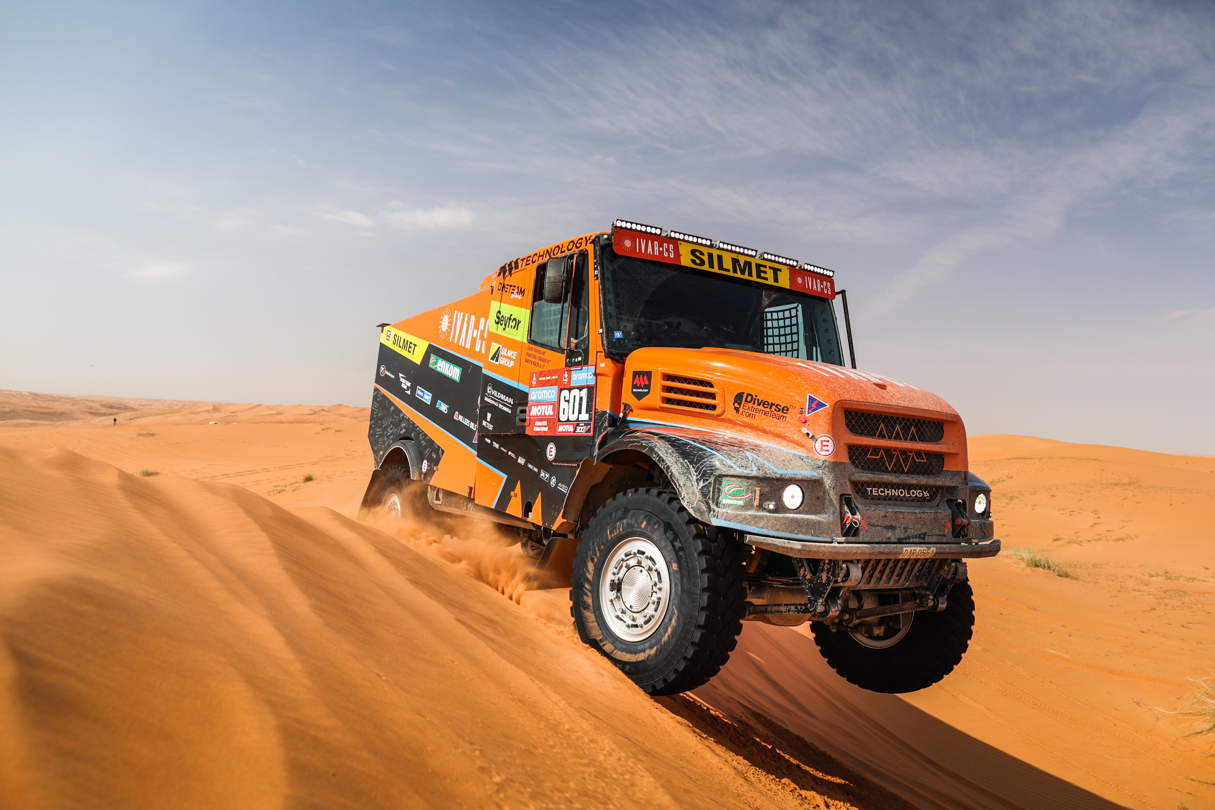 Camión de Martin Macik, ganador del Rally Dakar 2024.